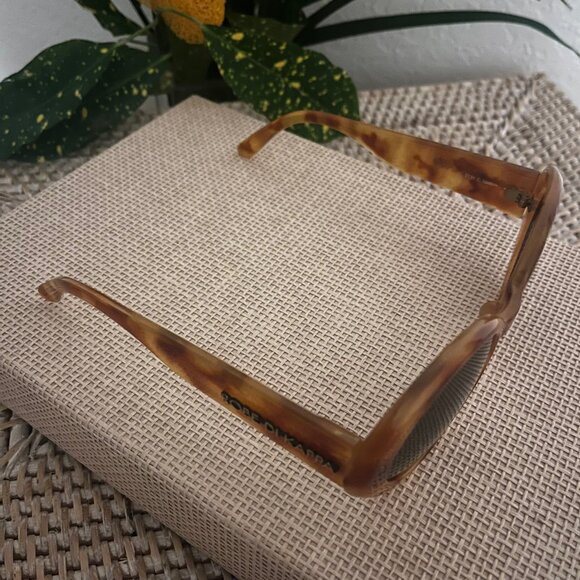 Italy Vintage ROBE DI KAPPA 90's Amber Tortoise Sunglasses Oval/Round - Picture 10 of 15